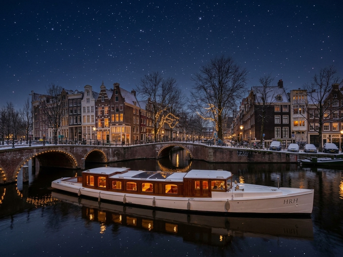 Wat kost een wintervaart in Amsterdam? Voorbeeldberekening voor 15, 25 en 30 personen