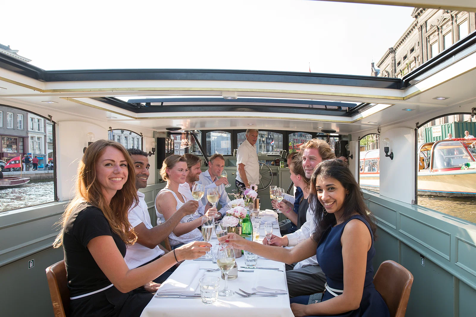Impressie Lunch Rent A Boat Amsterdam